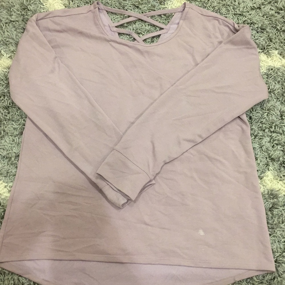 Light purple long sleeve shirt